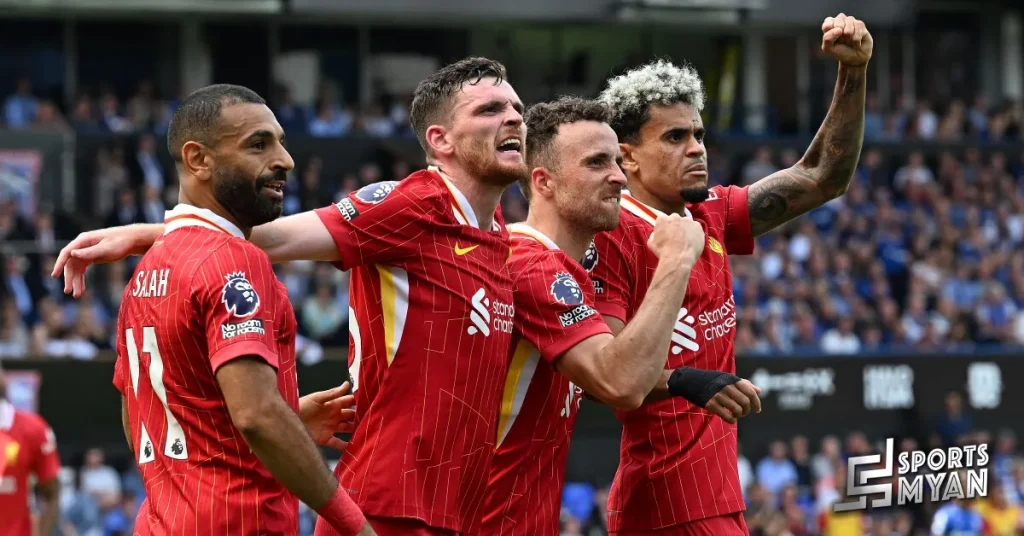 Liverpool beat Ipswich 2-0 at Portman Road.