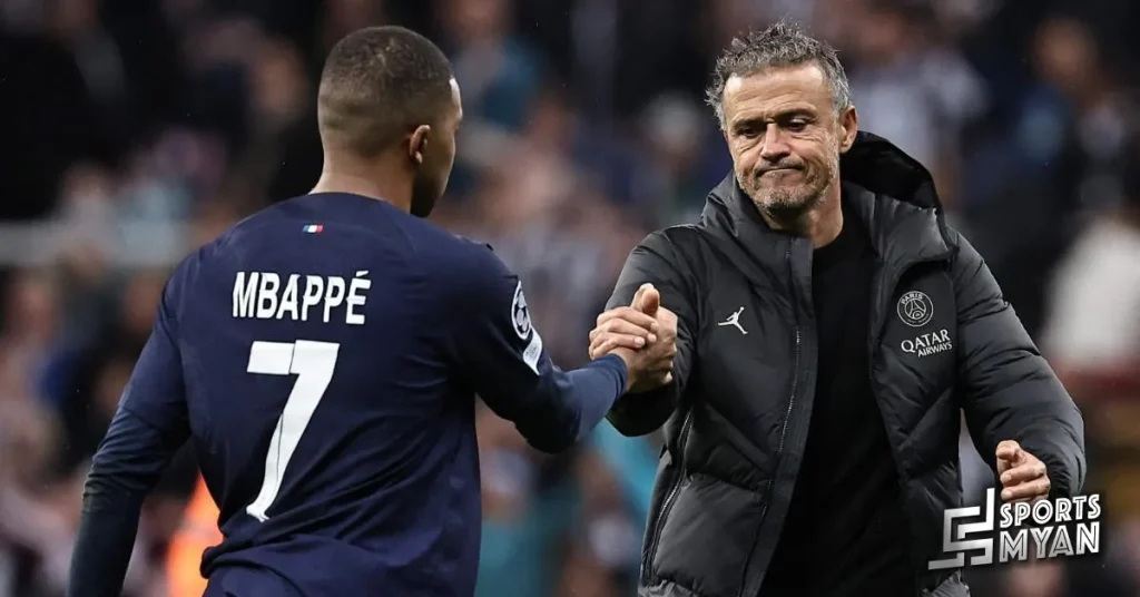 Luis Enrique like Mbappe performance