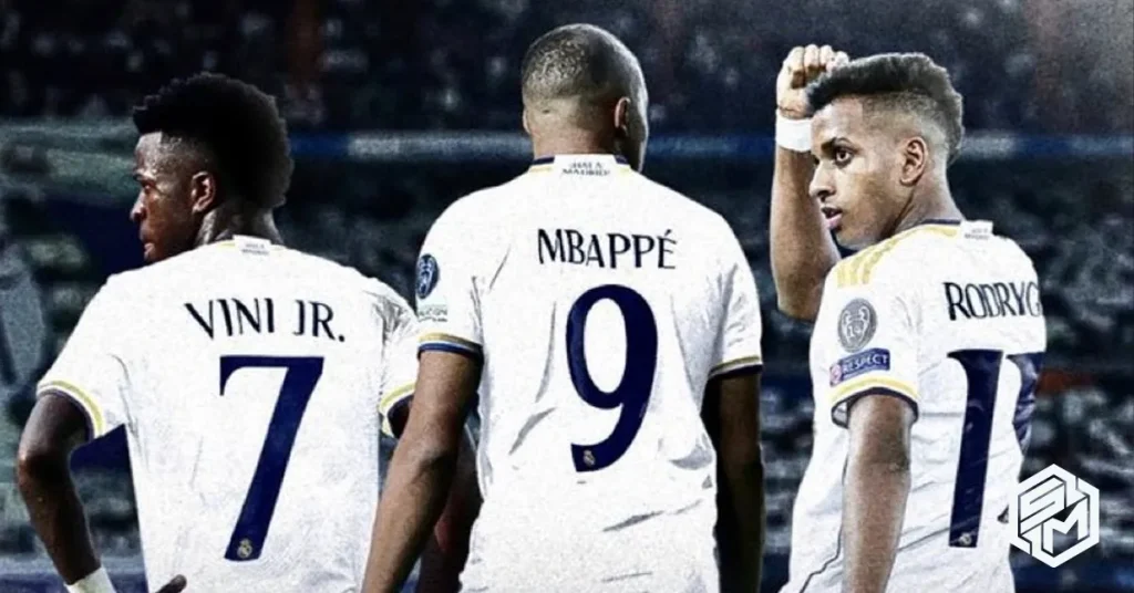 Mbappe, Vinicius and Rodrygo, Real Madrid, which has real top players such as Bellingham