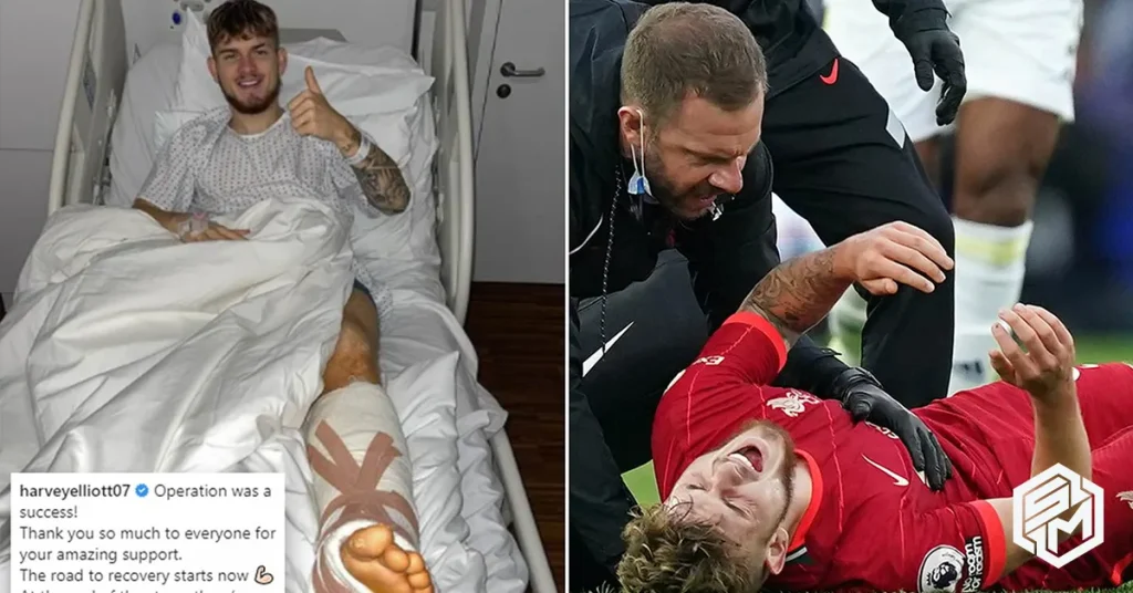 Harvey Elliott withdrew because of a leg injury during training.