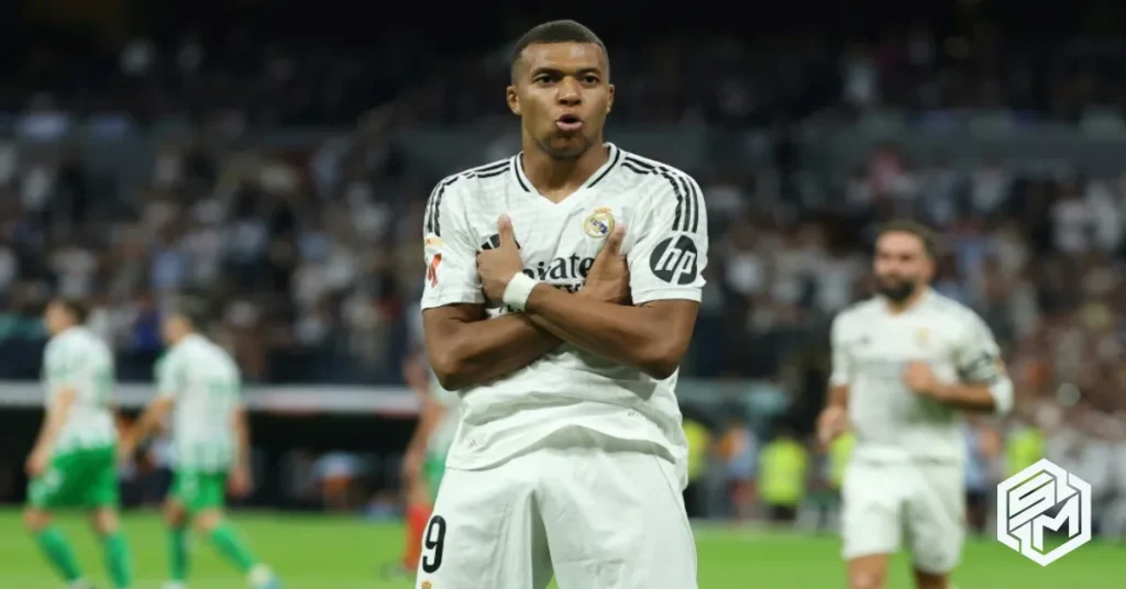 Kylian Mbappe who had missed a goal in the opening 3 games of La Liga