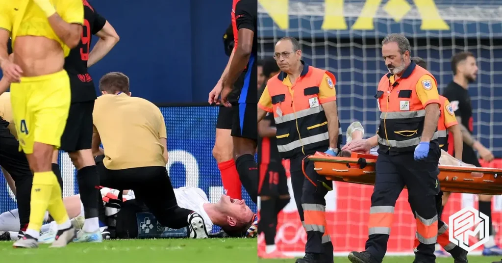 Marc Stein suffered a serious injury in the 5-1 win over Villarreal