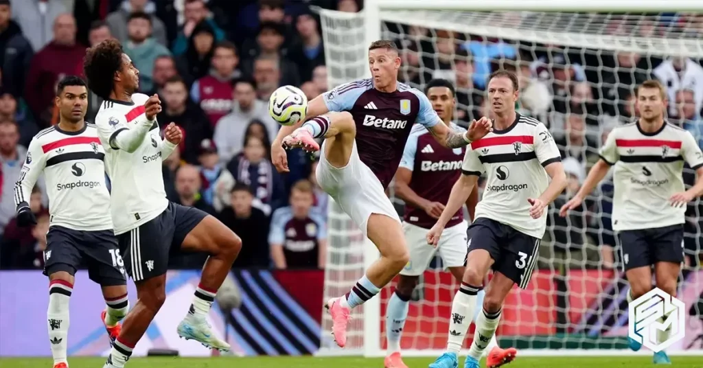 Manchester United was able to play host Aston Villa to a goalless draw at Villa Park