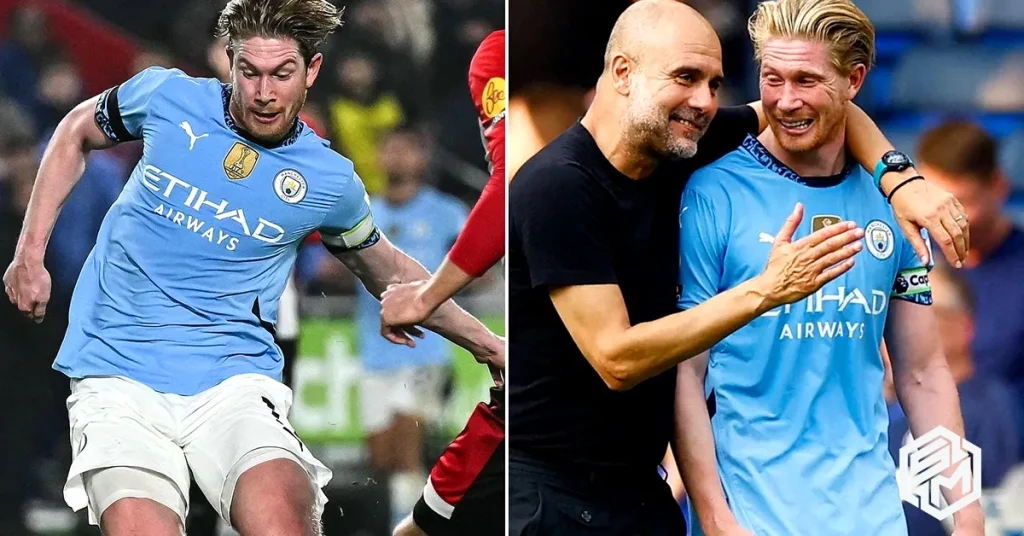 Manchester City midfielder Kevin De Bruyne reveals the current contract of the Super League champions will expire at the end of this season